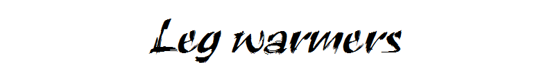 Leg warmers