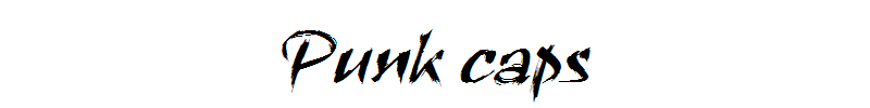 Punk caps Punk caps